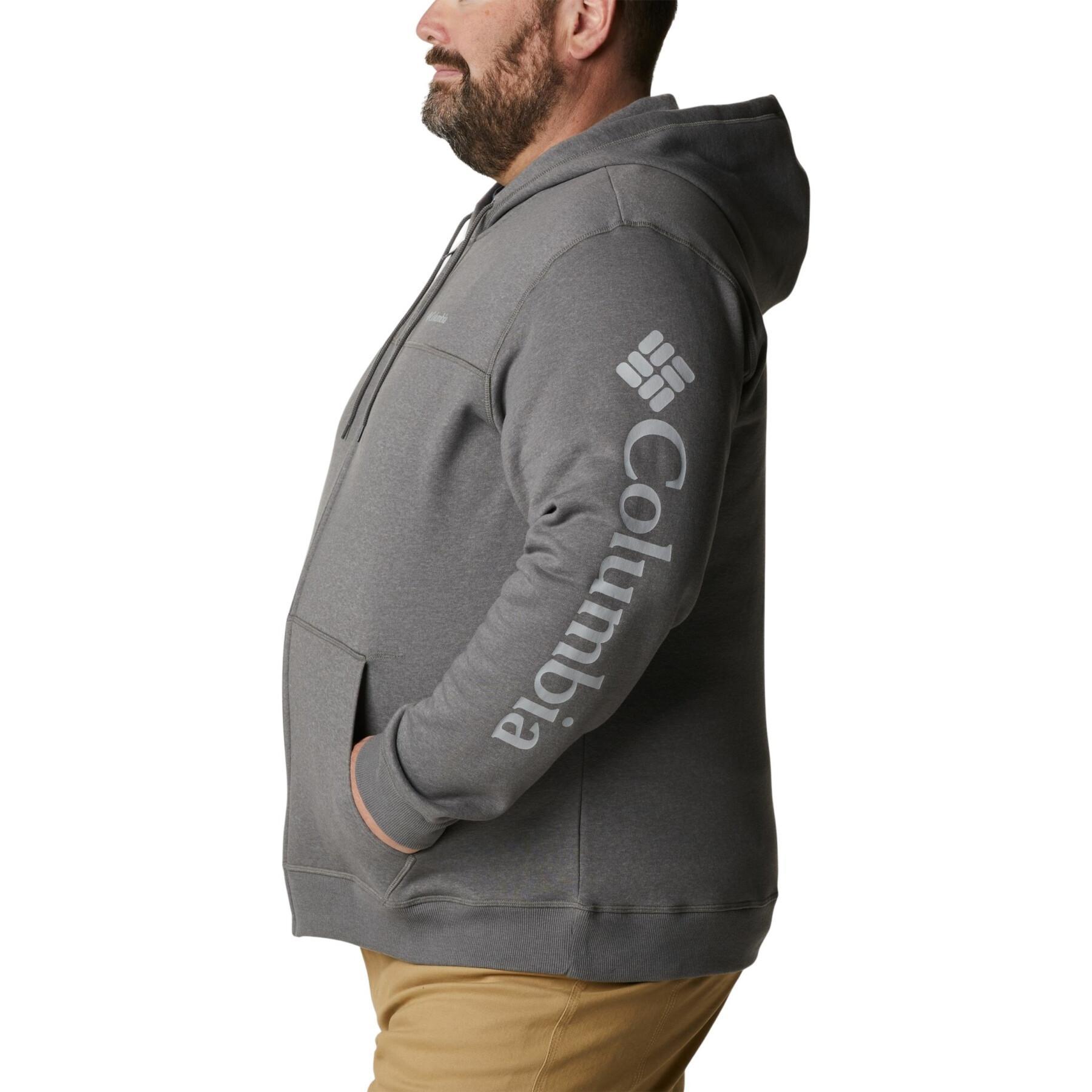 Hooded sweatshirt Columbia Logo Fleece Fz