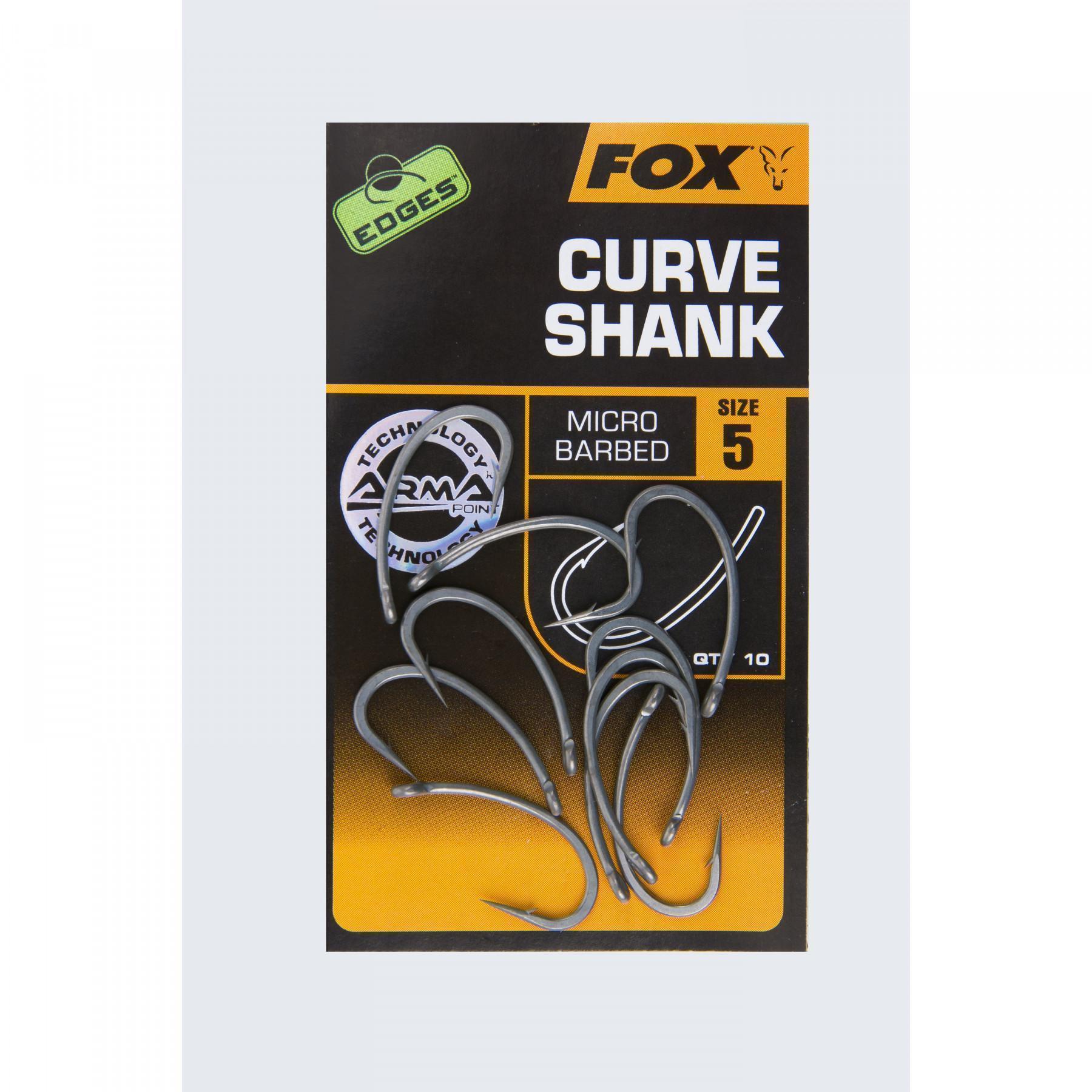 Hook Fox Curve Shank Edges taille 2