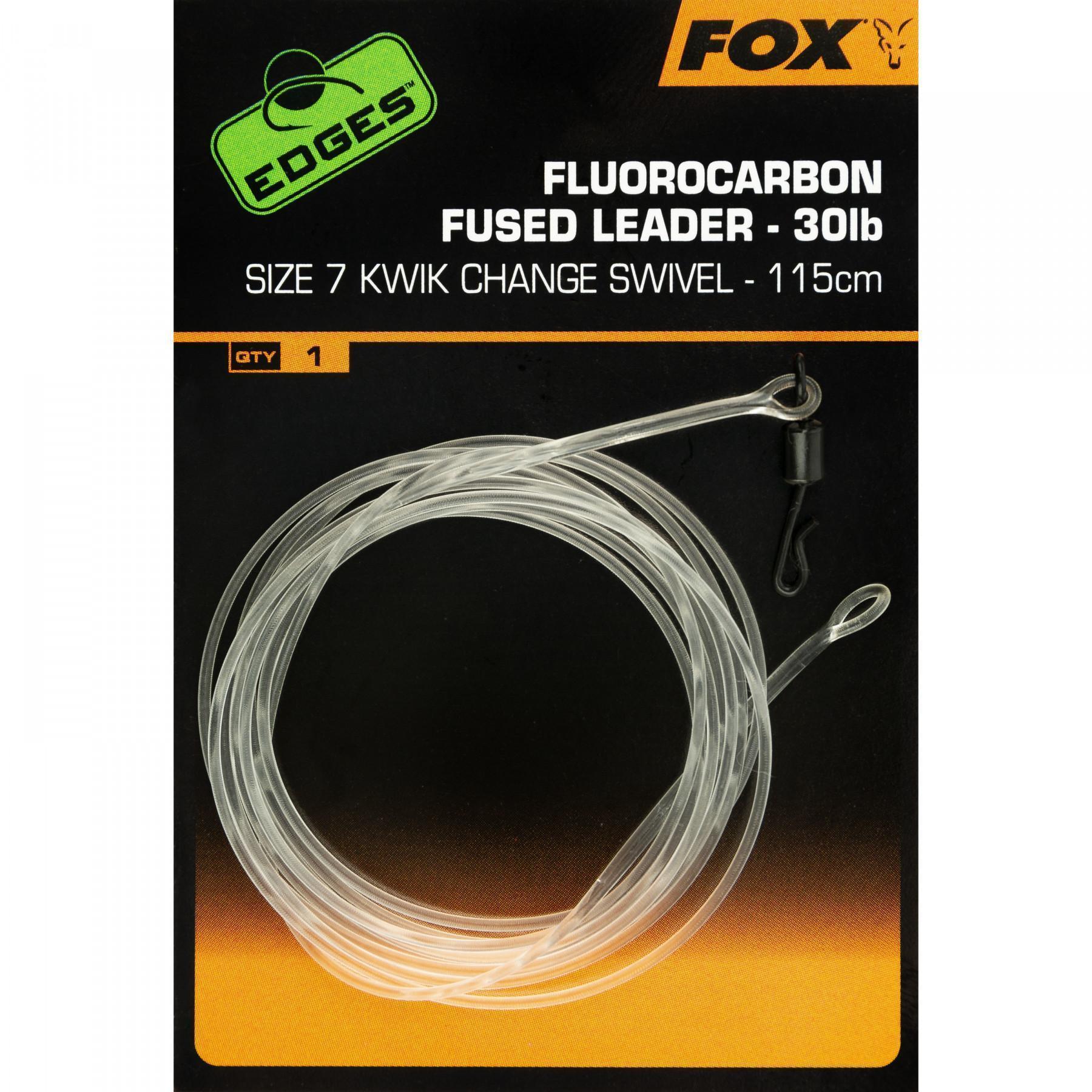 Fluorocarbon wire Fox Fused Leaders Kwik Change Edges size 7
