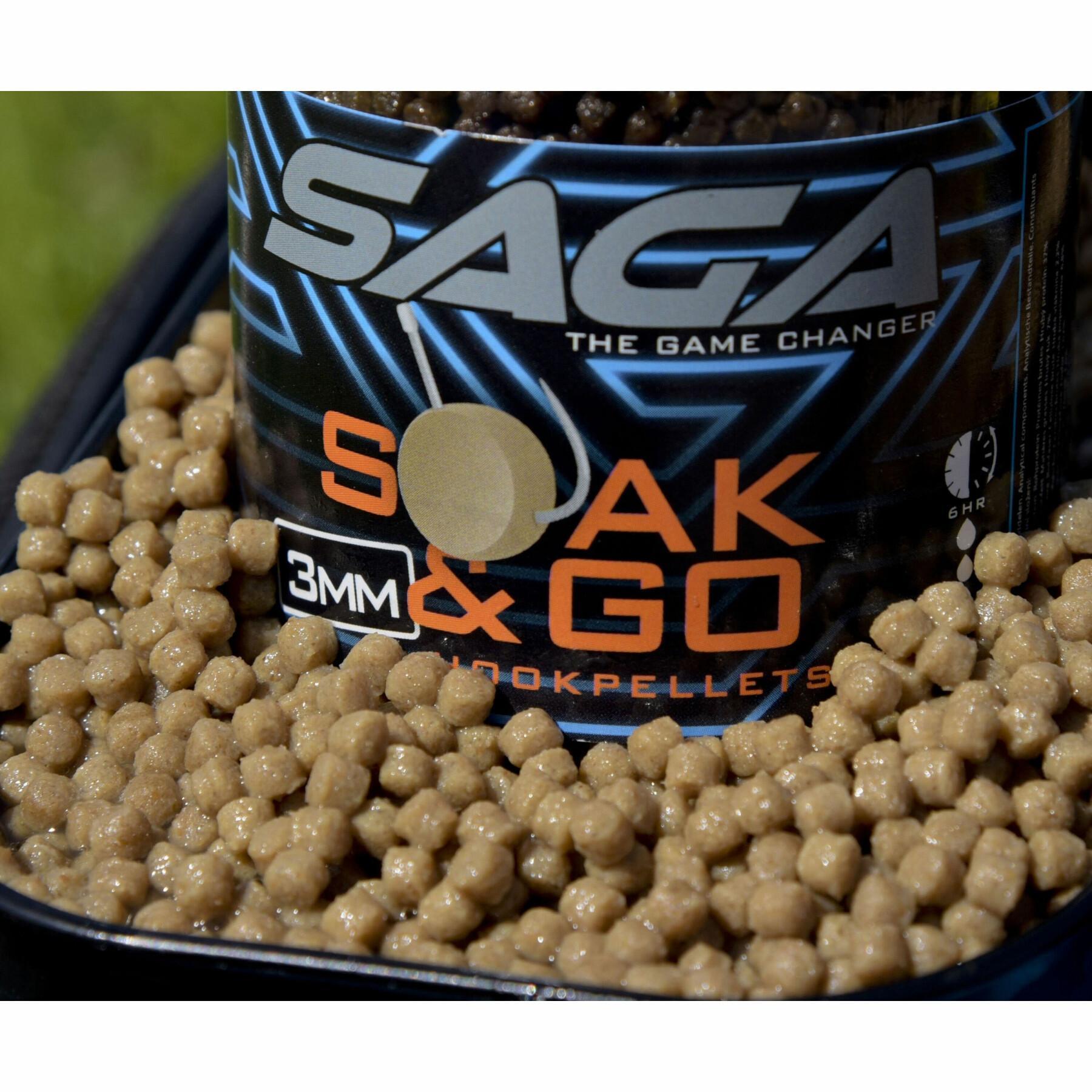 Drying pellets Saga soak & go 250ml