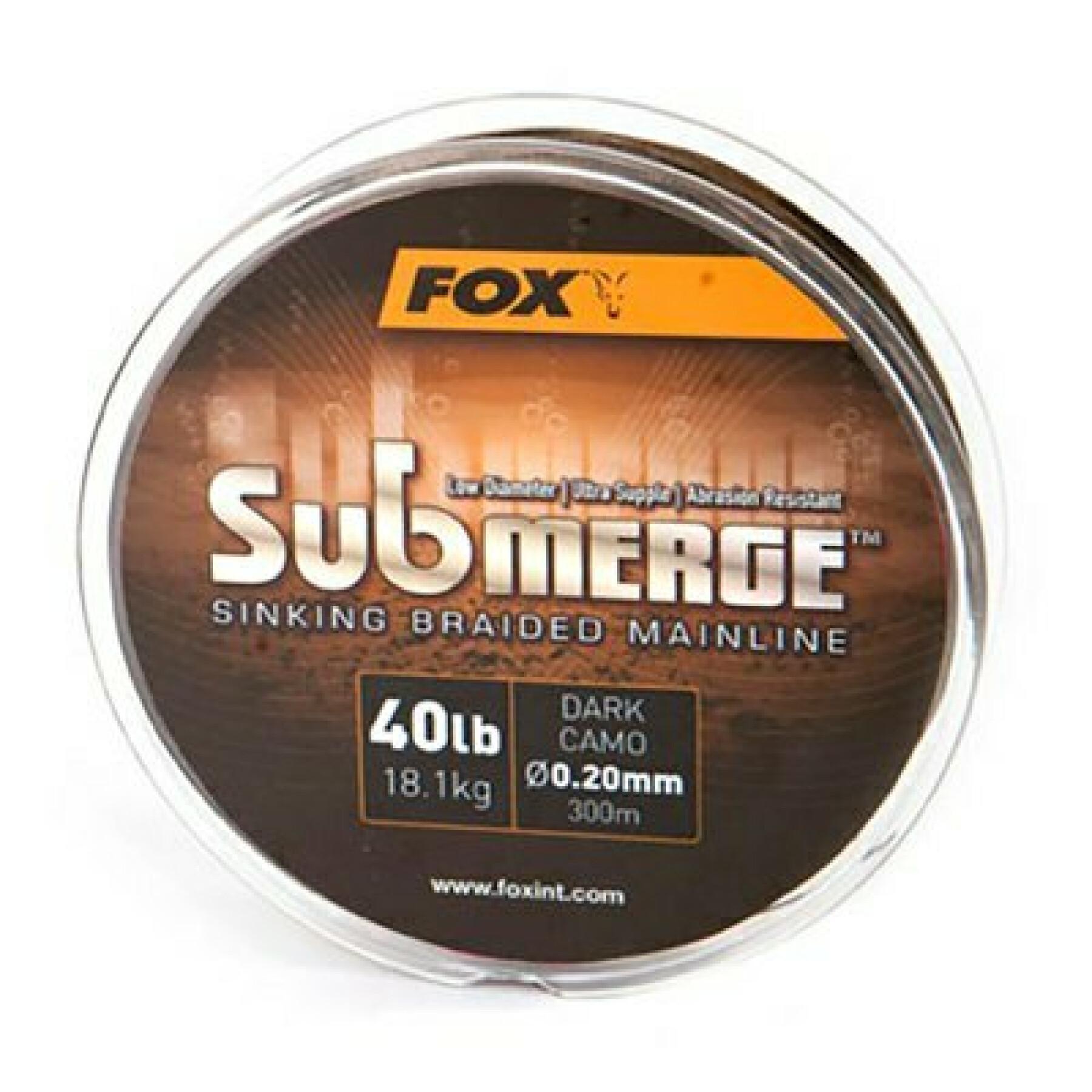 Braided wire Fox Submerge Dark Camo 40lb/0.20mm 300m