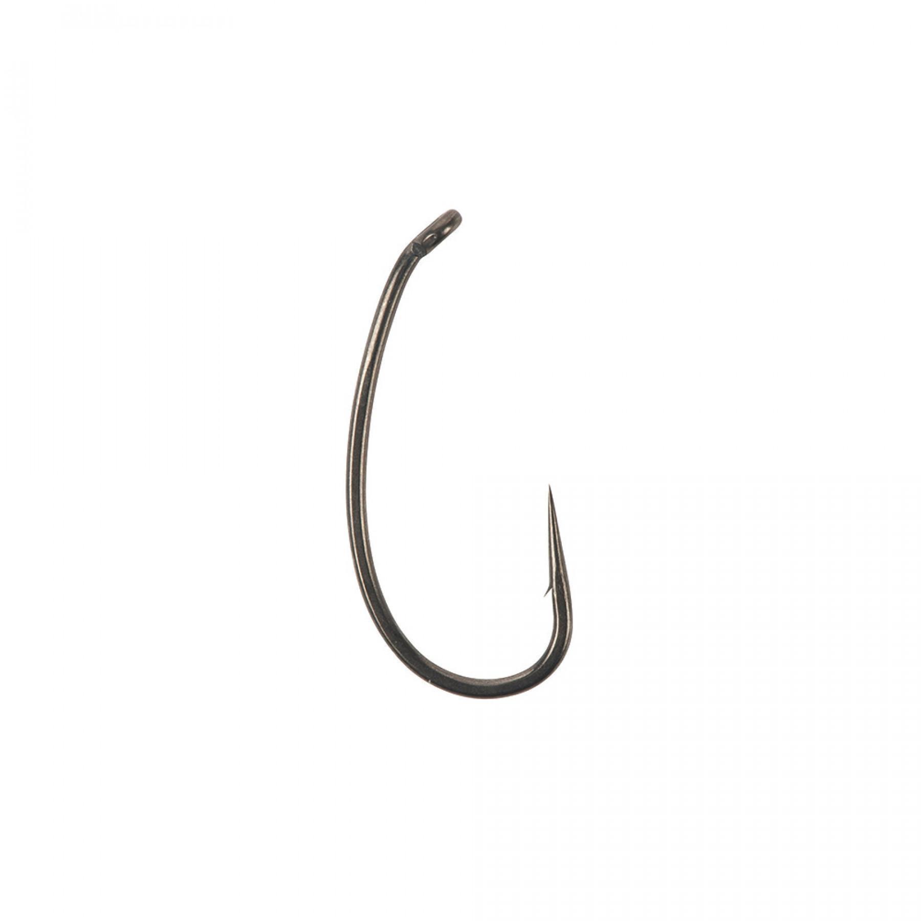Medium curved hook Carp Spirit Shank (x10)