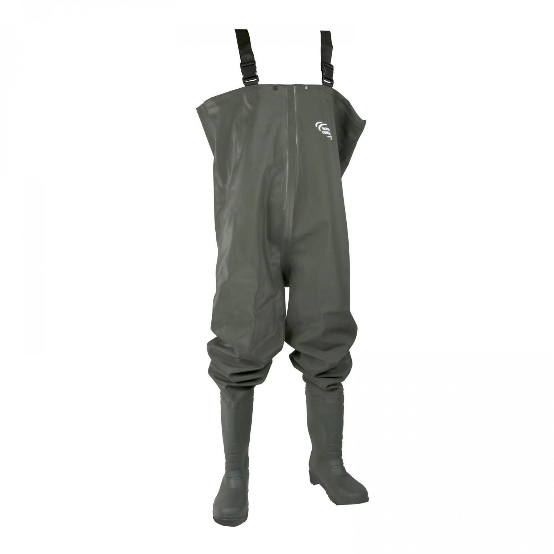 Pu waders + boots WaterQueen PVC