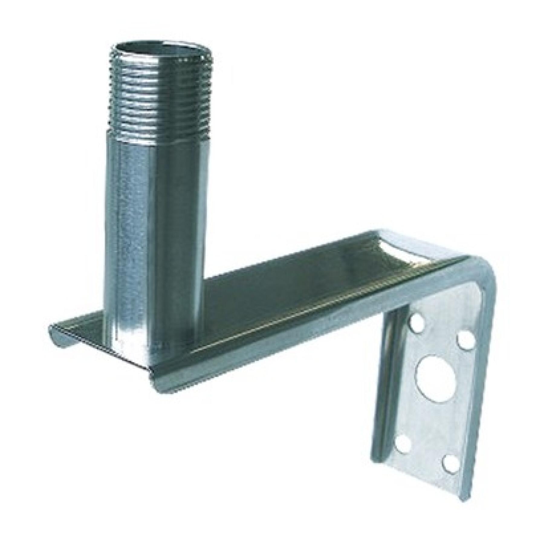 Stainless steel bracket for antenna mounting gps on vertical wall Banten 1"