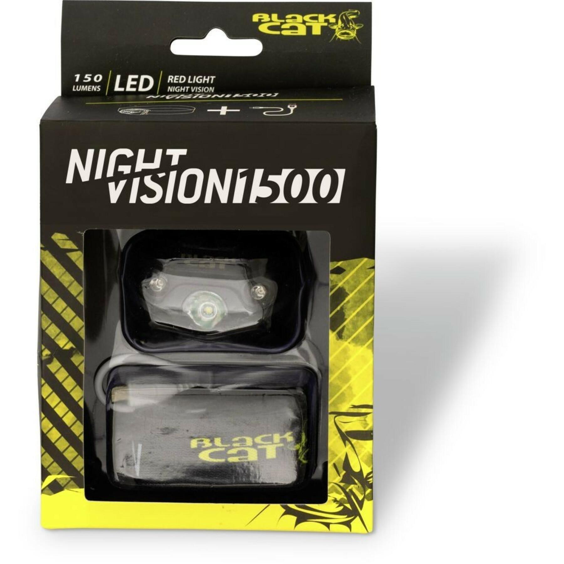 Headlamp Black Cat Night Vision 1500