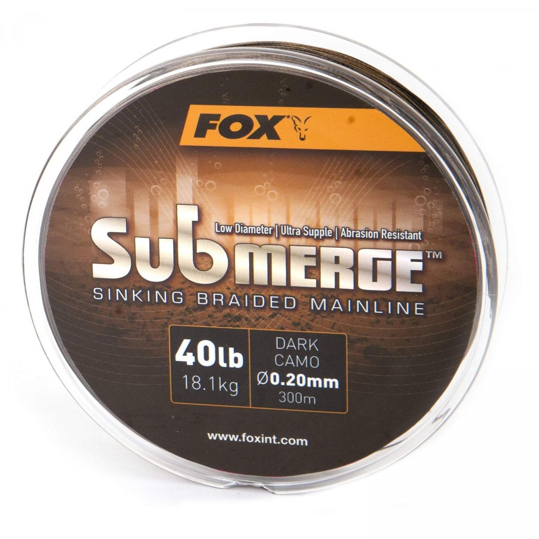 Braided wire Fox Submerge Dark Camo 25lb/0.16mm 600m