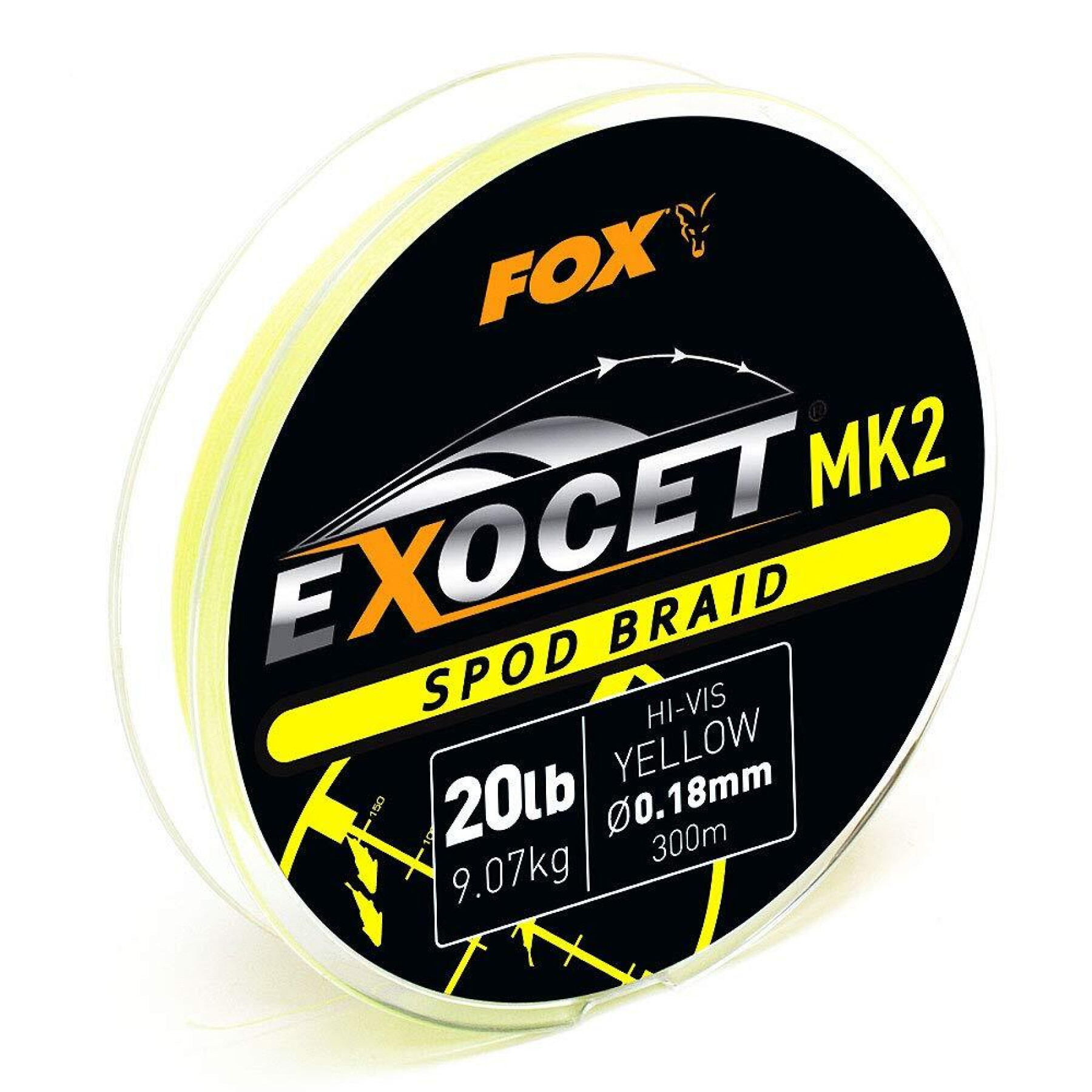 Braided wire Fox Exocet MK2 Spod & Marker Braid 0.18mm/20lb x300m