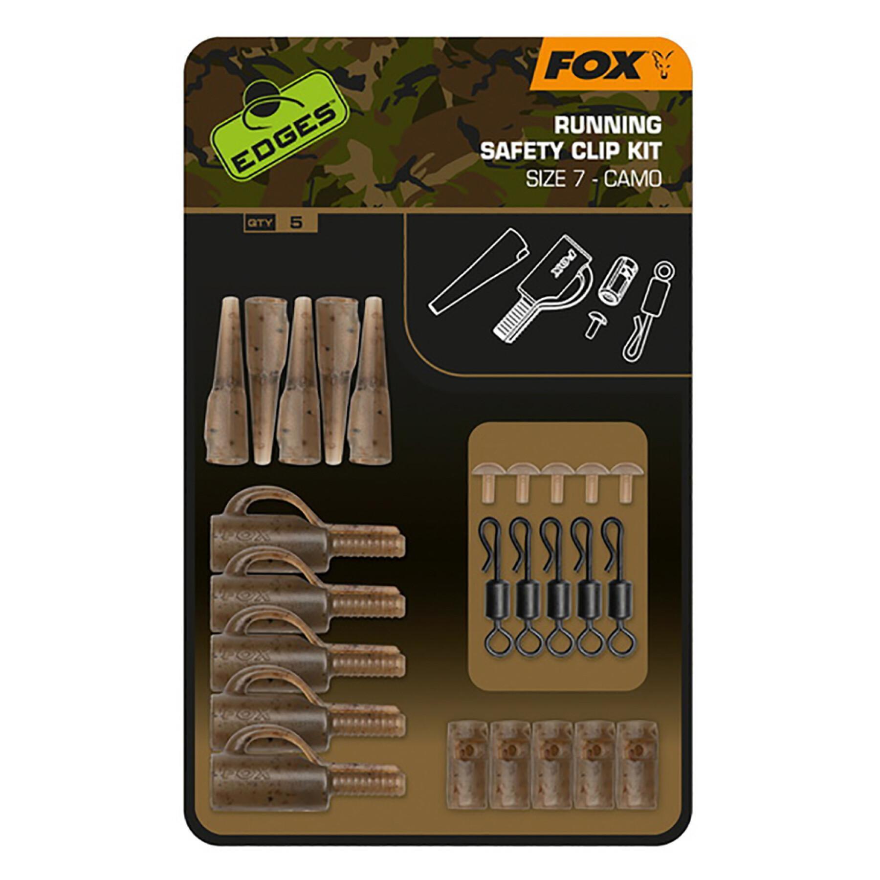 Mounting kits Fox Edges Camo Running Safety Clip (x5)