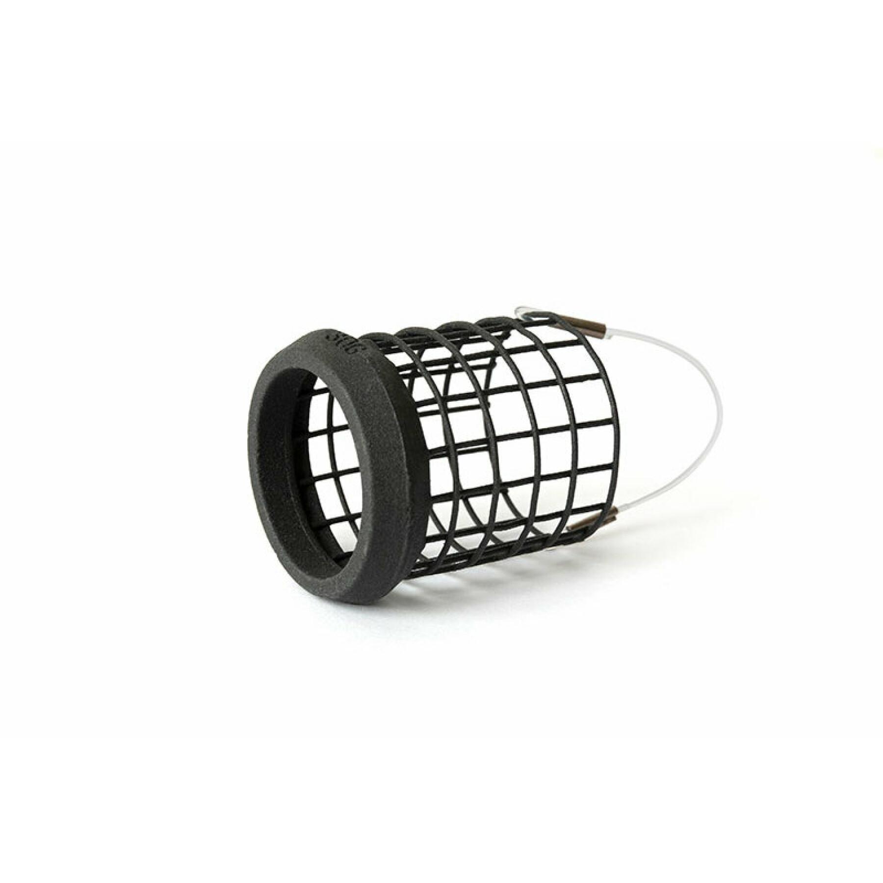 Feeder with lower weighted cage Matrix medium