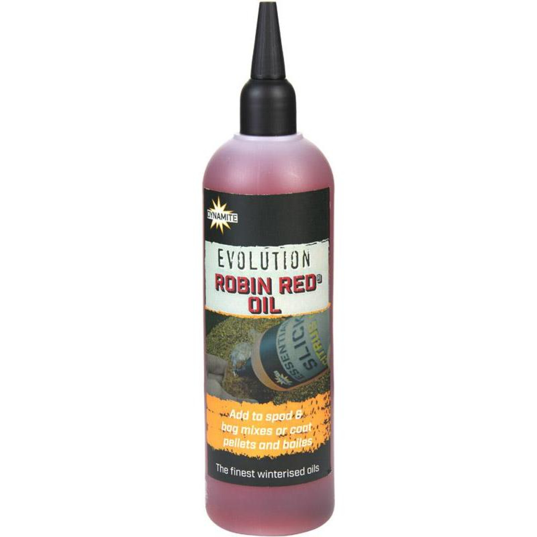 Evolution oil Dynamite Bait 300ml Robin red
