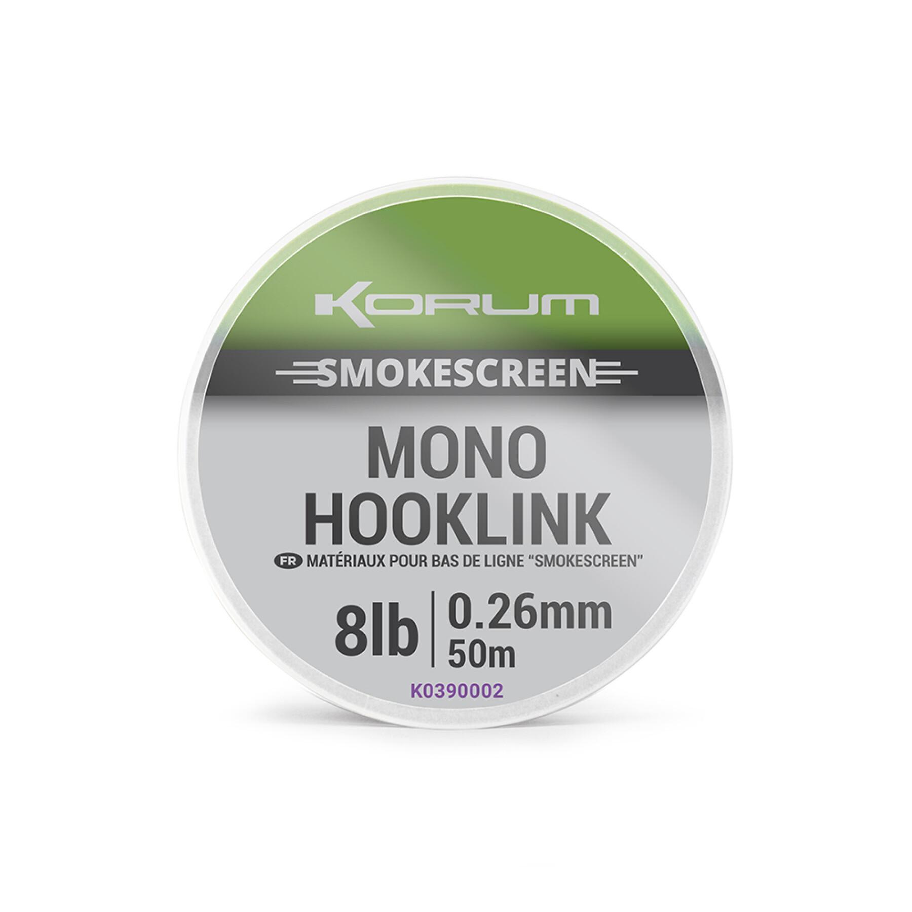 Link Korum smokescreen mono hooklink