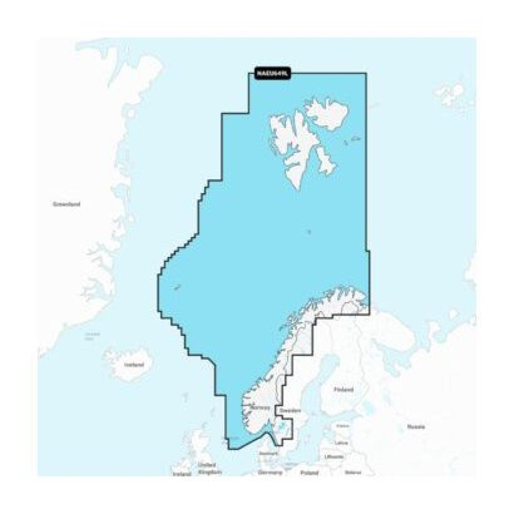 Norwegian navigation map Navionics SD