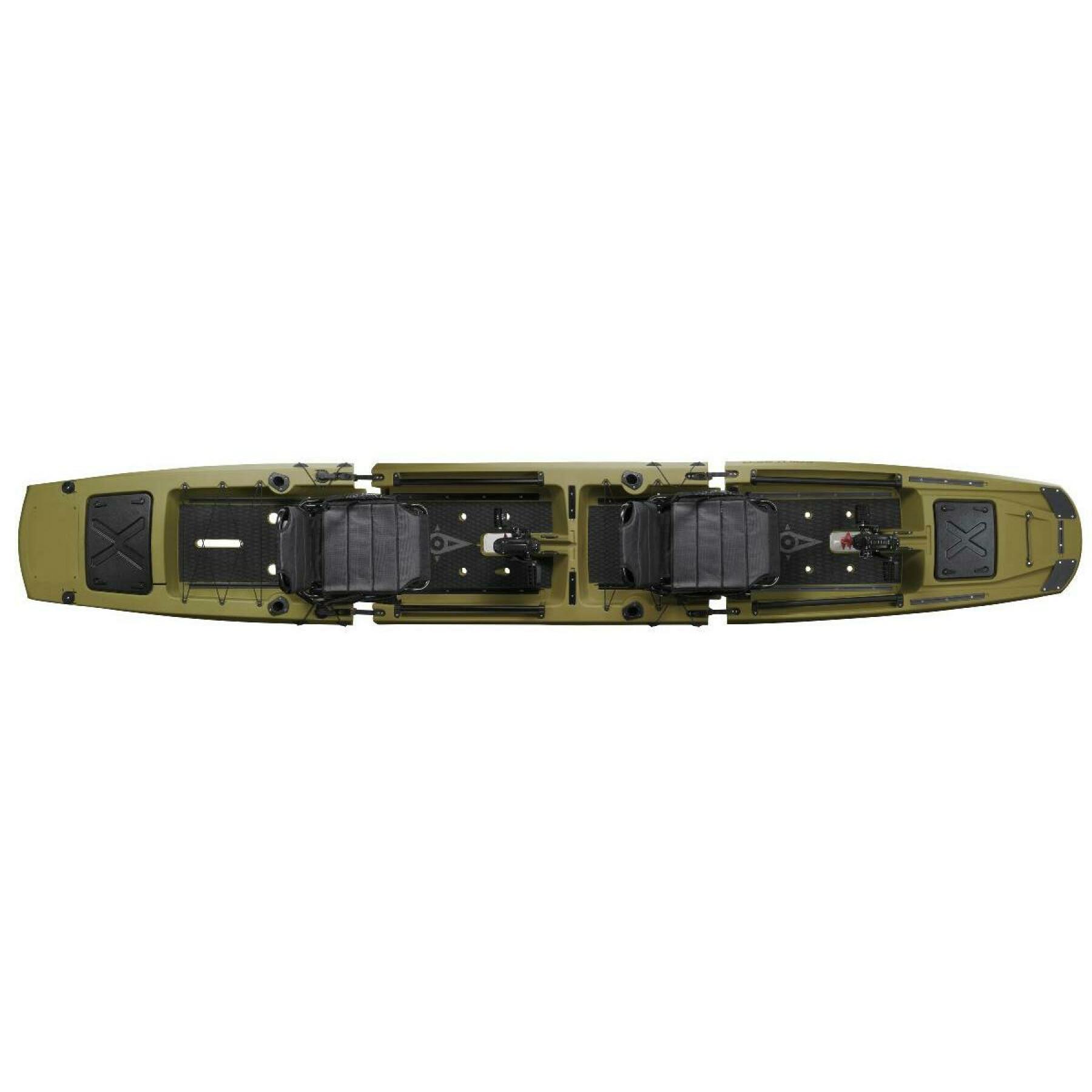 Modular two-seater fishing kayak Point 65°N kingfisher duo