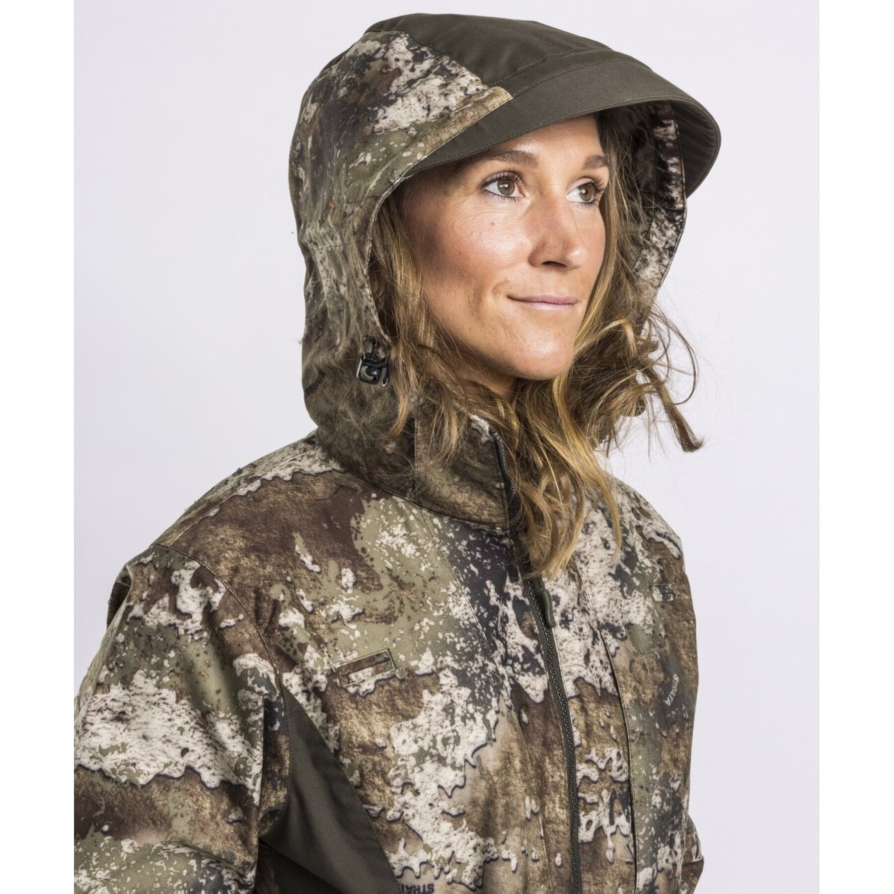 Women's waterproof jacket Pinewood Furudal Camou