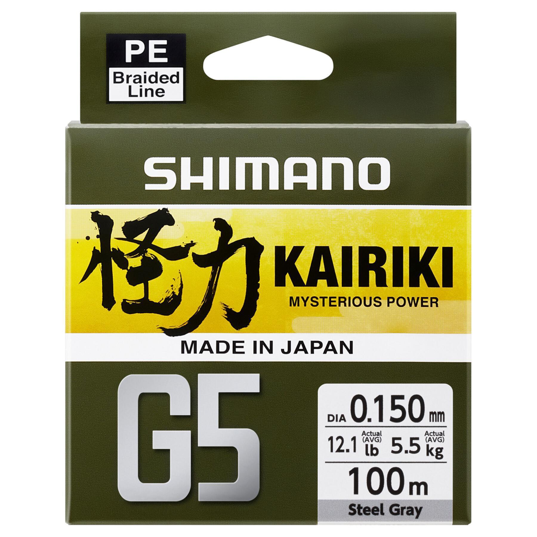 Braid Shimano Kairiki G5 150 m
