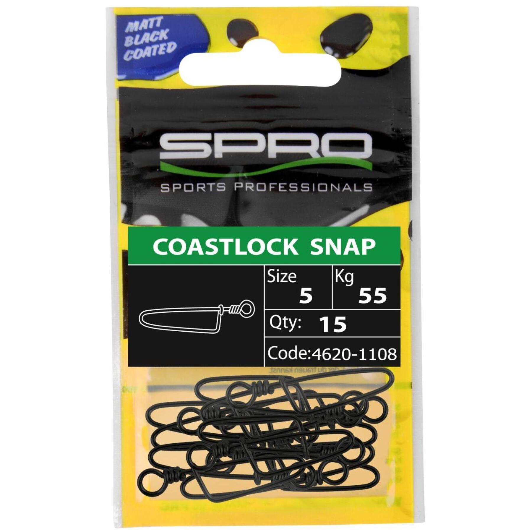 Pack of 20 staples Spro Coastlock - 4 kg