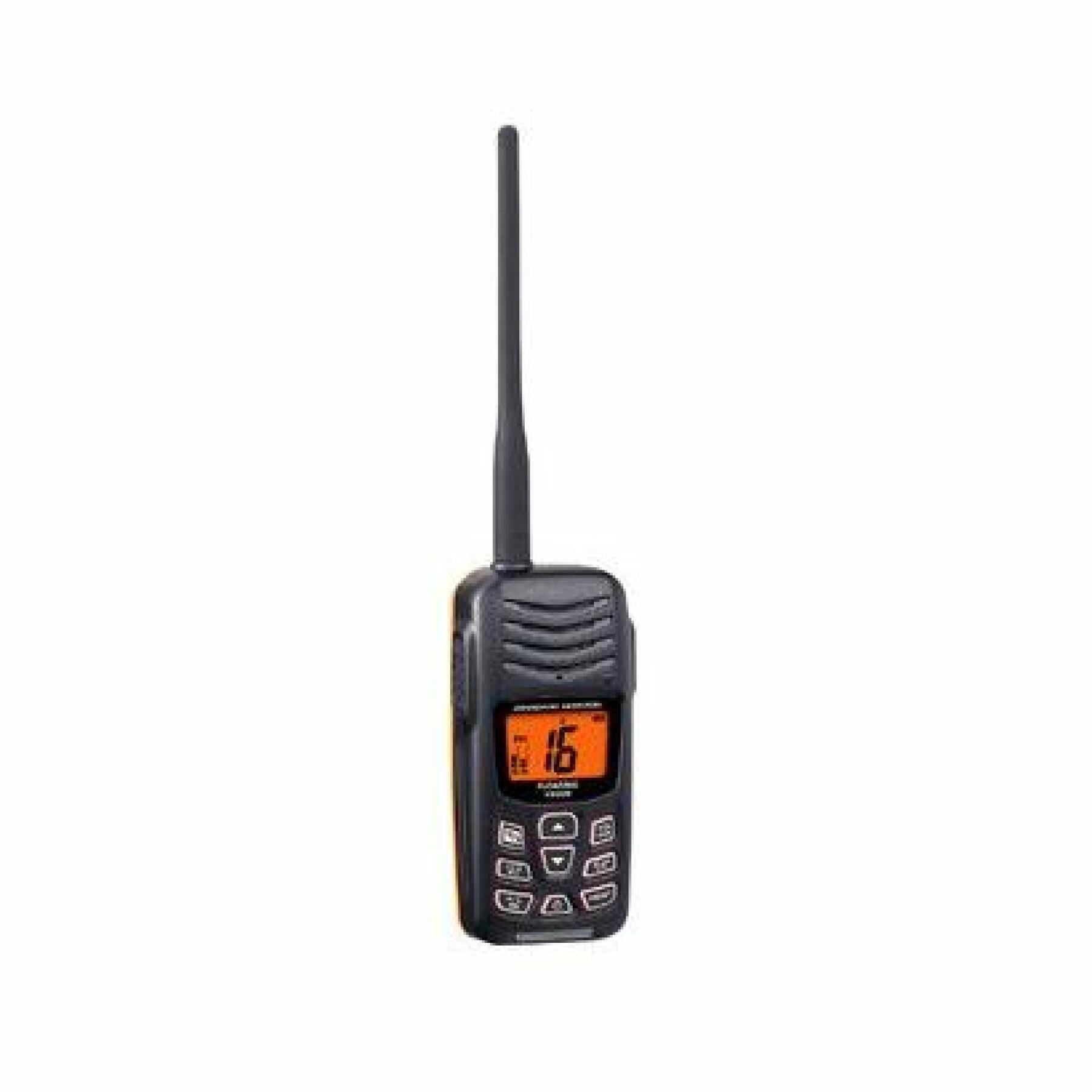 Vhf portable waterproof floating delivered with charger, clip, usb cable Standard Horizon