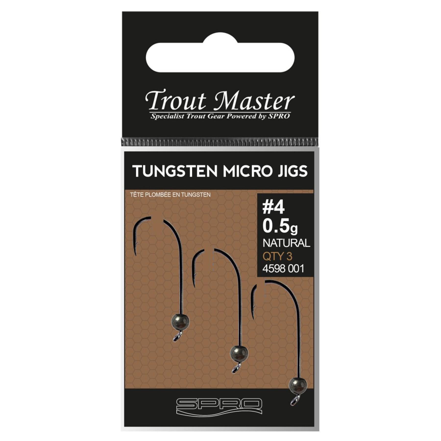 Lead head Trout Master Tungsten Micro Jig 0,5 g