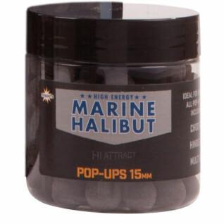 Floating boilies Dynamite Baits pop-ups marine halibut 15 mm