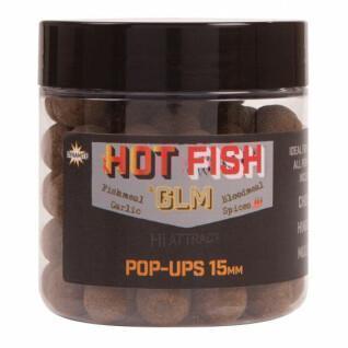 Floating pop-up boilies Dynamite Baits Hot fish & glm