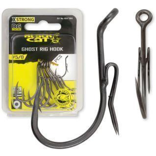 Set of 5 hooks Black Cat Ghost Rig Hook DG