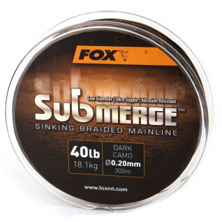 Braided wire Fox Submerge Dark Camo 25lb/0.16mm 300m