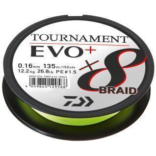 Braid Daiwa Tournament 8 Braid Evo + vert