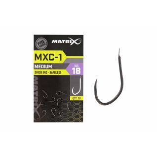 Barbless hooks Matrix MXC-1 Spade End (PTFE) x10
