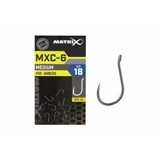 Barbless hooks Matrix MXC-6 Eyed (PTFE) x10