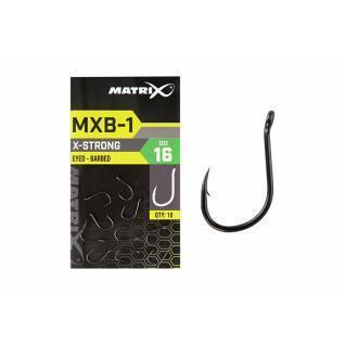 Hooks Matrix MXB-1 Barbed Eyed x10