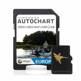 Zero line microsd navigation card Humminbird – Europe