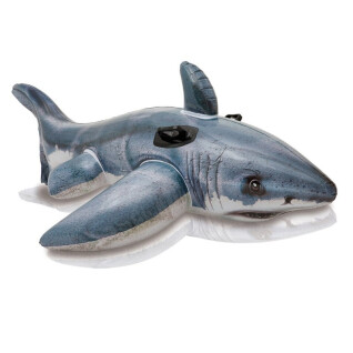 Large shark buoy for children to ride on Intex
