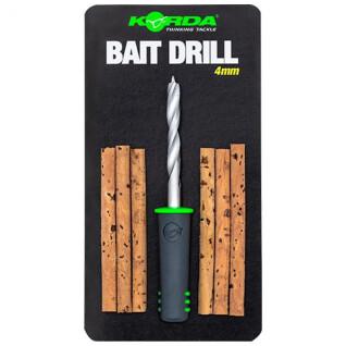 Set of 6 bait drills Korda 4 mm