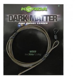 Mounting Korda Dark Matter Leader swivel ring size 8