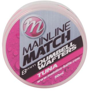 Boilies Mainline Match Dumbell Wafters 10mm Tuna