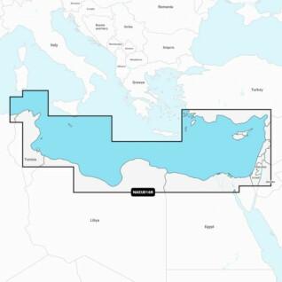 Navigation map+ regular sd - southeast mediterranean Navionics