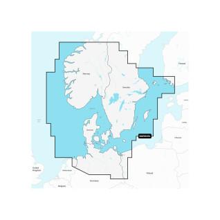 Navigation map + large sd - skagerrak - kattegat Navionics