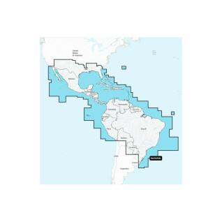 Navigation map + large sd - mexico - caribbean - brazil platinum Navionics
