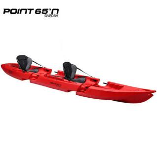 Modular two-seater kayak Point 65°N sit-on-top tequila gtx duo