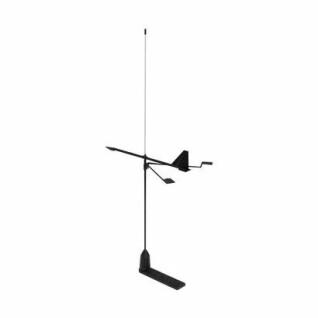 Stainless steel antenna with weather vane and flat bracket Shakespeare 0.89m - 3dB