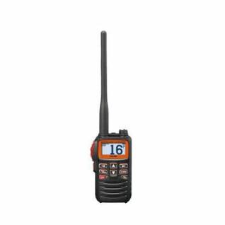 Ultra-compact, waterproof Vhf with chargers and clip Standard Horizon