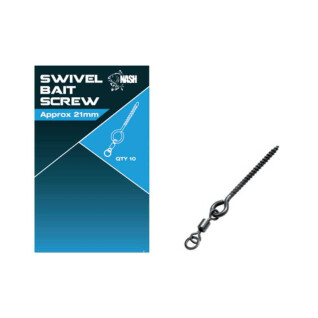 Set of 6 swivel bait screws Nash TT 21mm