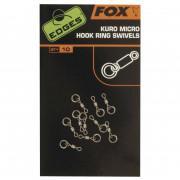 Swivels with micro hook ring Fox Kuro