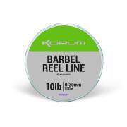 Line Korum barbel reel 0,33mm 1x5