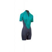 Women's short front zip wetsuit Beuchat 2 mm