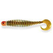 Lure Black Cat Curly Worm