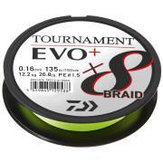Braid Daiwa Tournament 8 Braid Evo + chartreuse