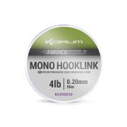 Link Korum smokeshield mono hooklink 0,23mm 1x5