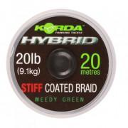 Hybrid stiff Korda 20lb (9kg), 20m, Weedy vert
