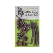 Small fishing kit Korum Camo Bolt & Run x5